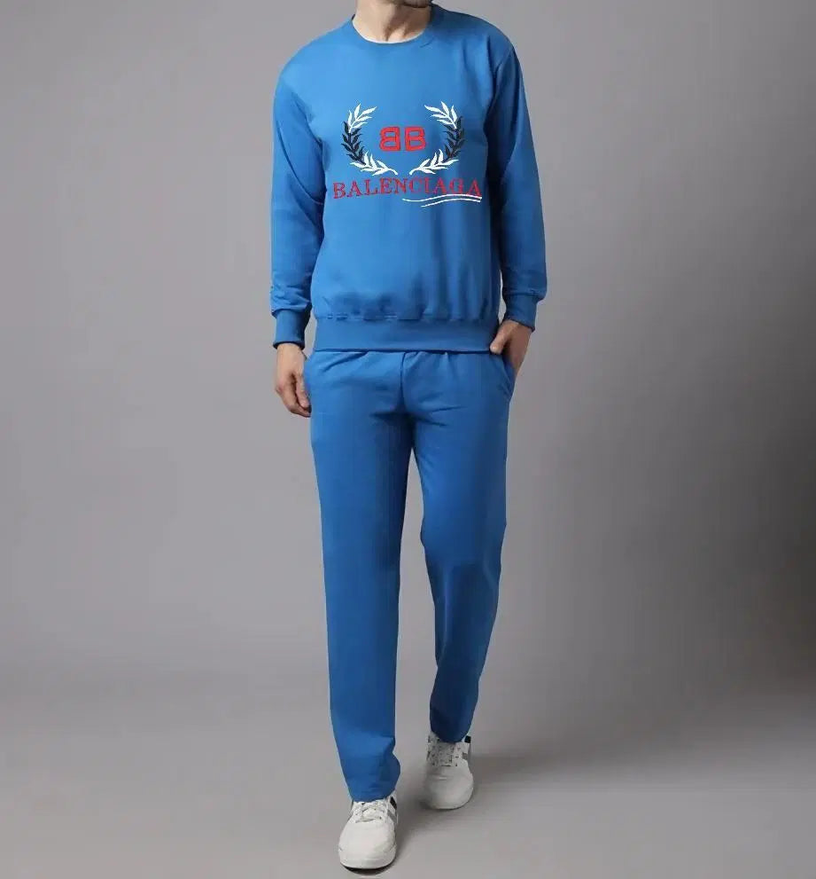 Men's Fleece Embroidered Sweatshirt Track Suit Saahar's